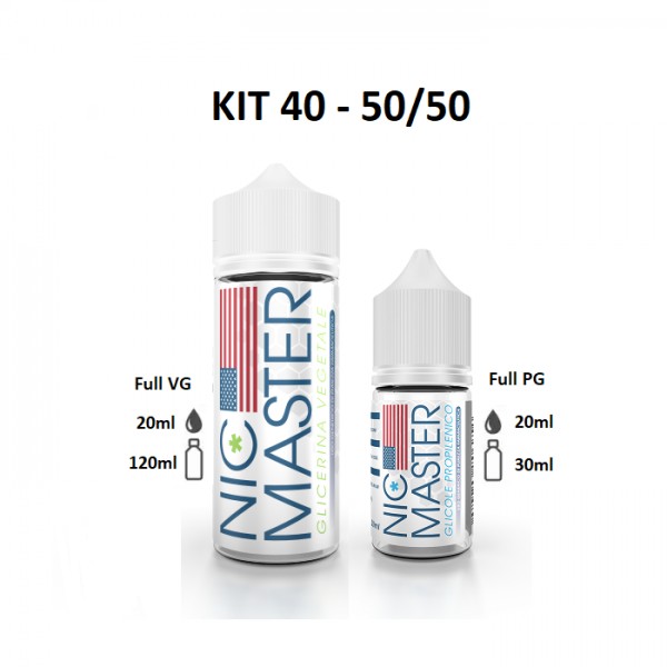 Kit 40 - 50/50 Nic Master